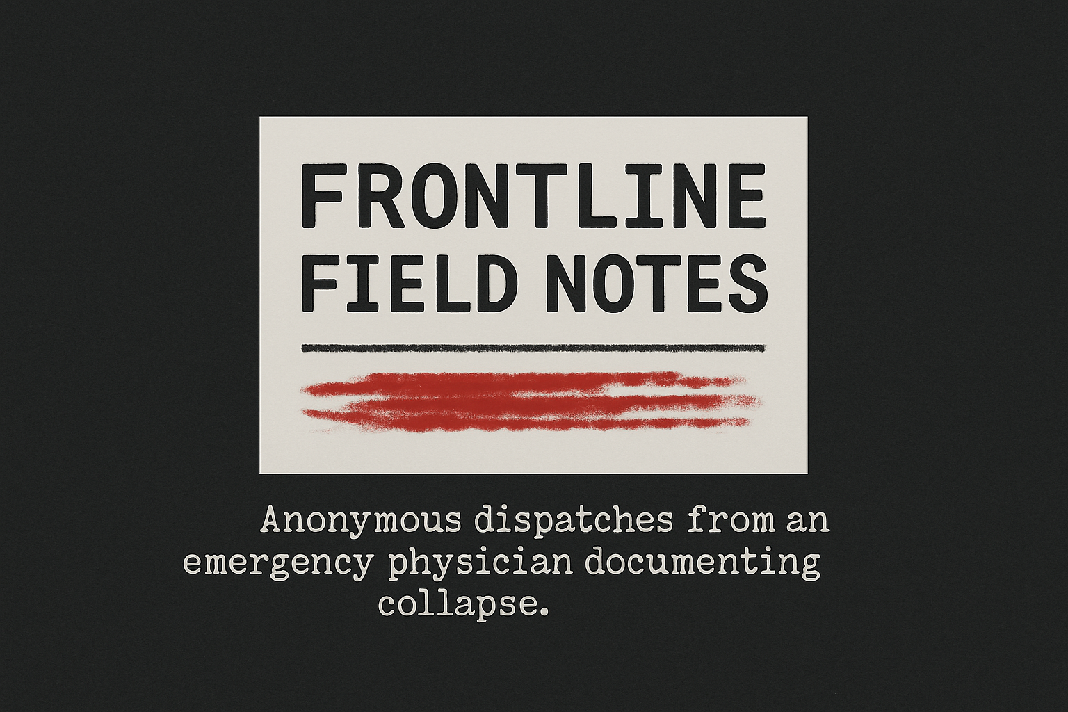 Frontline Field Notes